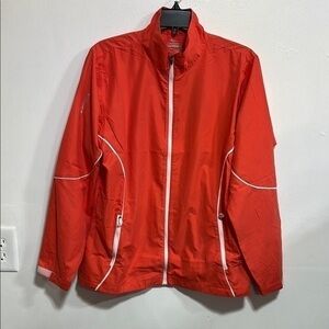 Page & Tuttle Free Swing wind & water resistant full zip up with pockets nwt L